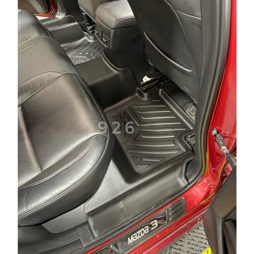 Thảm lót sàn NHỰA 5D xe Mazda CX30, CX 30 Nhựa TPE TRÀN VIỀN đúc nguyên khối, dễ vệ sinh lau rửa - Hình ảnh 3